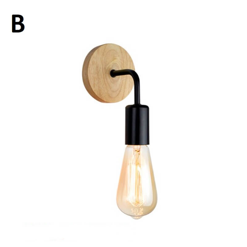 Kinkiet ścienny Hemp żarówka vintage, minimalistyczny i stylowy. Do salonu, do sypialni, na zewnątrz.