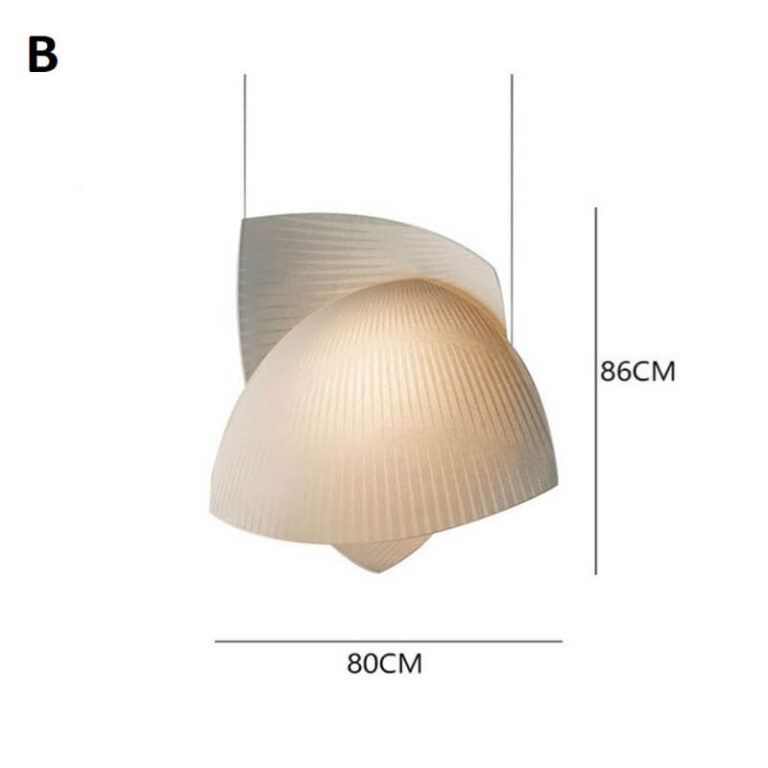 Skandynawska lampa wisząca Grok Voiles LED elegancka i stylowa. Do salonu, do jadalni, nad wyspę.