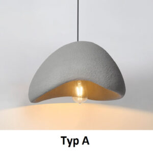Skandynawska lampa wisząca Wabi-Sabi minimalistyczna i oryginalna. Do salonu, do jadalni, do sypialni.
