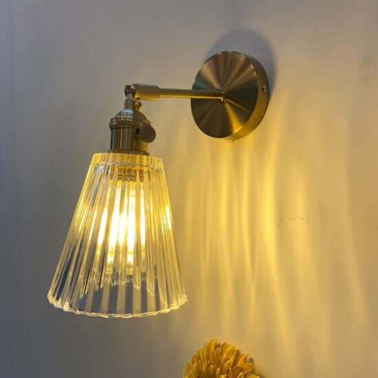 Kinkiet lampa ścienna Argon art deco elegancki i stylowy. Do łazienki, do sypialni, na przedpokój.