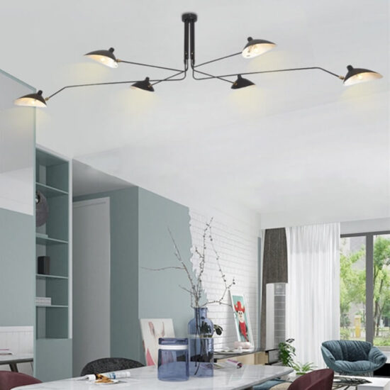 Lampa wisząca Raven art deco minimalistyczna i stylowa. Idealna do salonu, do gabinetu czy do sypialni.
