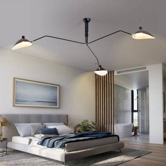 Lampa wisząca Raven art deco minimalistyczna i stylowa. Idealna do salonu, do gabinetu czy do sypialni.