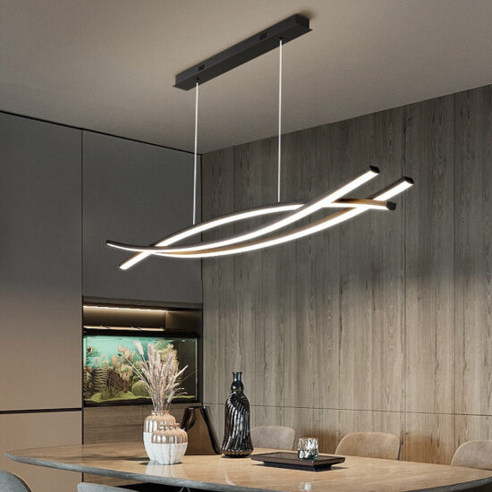 Nowoczesna lampa wisząca Eglo Nevado LED minimalistyczna i elegancka. Do kuchni, do salonu, nad stół.