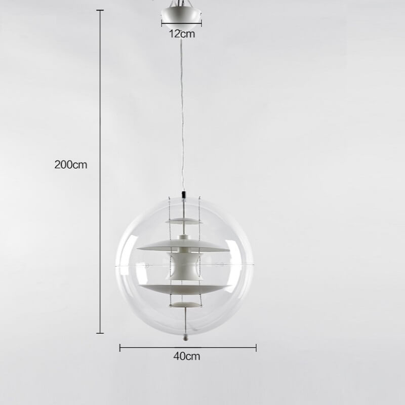 Oryginalna lampa wisząca VP Globe eklektyczna, zjawiskowa, elegancka i stylowa. Do sypialni, do salonu, do jadalni.
