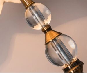 Elegancka i klasyczna lampa podłogowa Crystal glamour