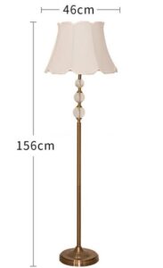 Elegancka i klasyczna lampa podłogowa Crystal glamour