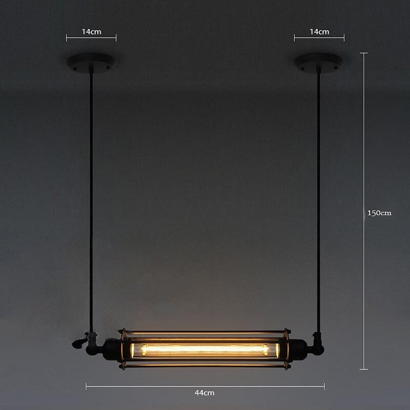 Industrialna lampa wisząca Abigali loft retro zjawiskowa i elegancka. Do salonu, do sypialni, do kuchni.