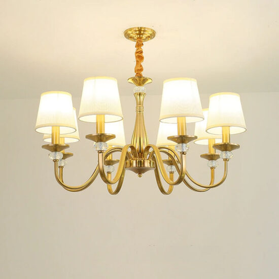 Lampa wisząca klasyczna złota żyrandol zjawiskowa i elegancka. Do sypialni, do salonu, do jadalni.