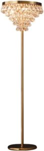 Kryształowa luksusowa i zjawiskowa lampa podłogowa Bubble glamour