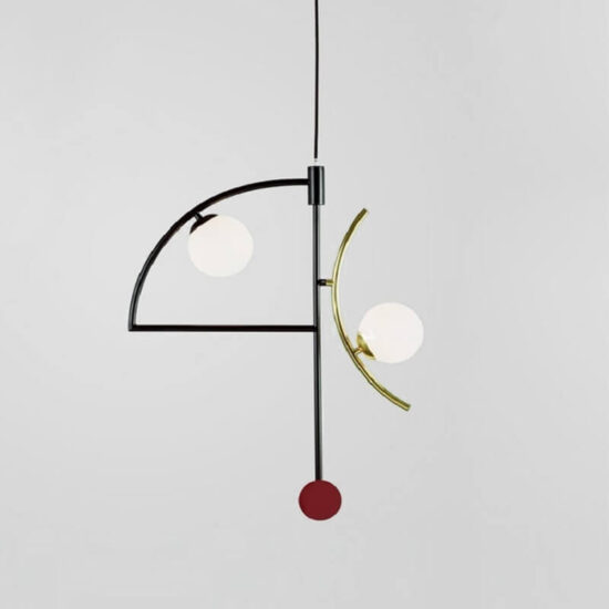 Designerska lampa wisząca geometryczna eklektyczna oryginalna i stylowa. Do kuchni, do salonu, do sypialni.