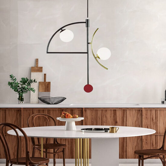 Designerska lampa wisząca geometryczna eklektyczna oryginalna i stylowa. Do kuchni, do salonu, do sypialni.