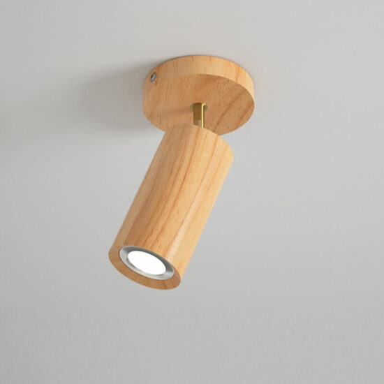 Drewniany reflektor sufitowy skandynawski oryginalny i stylowy. Do sypialni, do kuchni, do salonu.