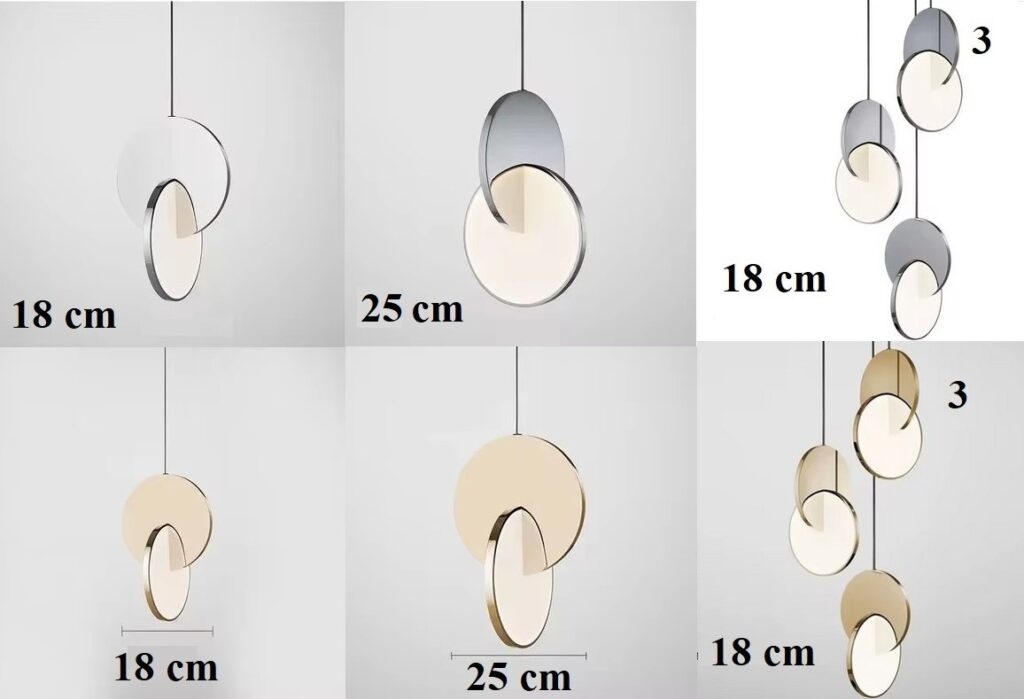 Nowoczesna Lampa Wisząca Eclipse Broom LED