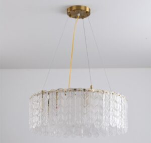 Nowoczesna Skandynawska Lampa Wisząca Palace Żyrandol Złoty