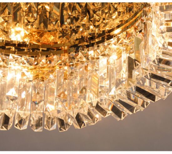 Nowoczesna i Ekskluzywna Lampa Sufitowa Palace Kryształowy Plafon Glamour