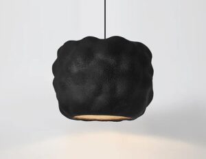 Nowoczesna Lampa Wisząca Wabi-Sabi Block w Stylu Japońskim w Różnych Kolorach