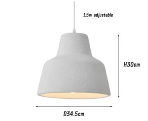 Nowoczesna Lampa Wisząca Wabi-Sabi Lloyd w Stylu Japońskim w Różnych Kolorach