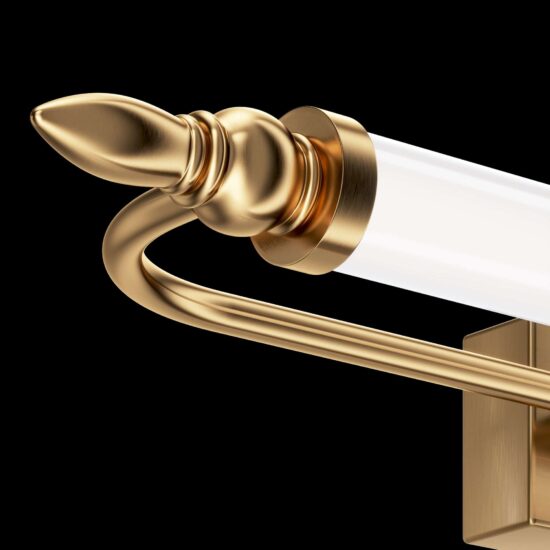 Dekoracyjny Kinkiet Podłużny Fuse Nad Lustro Lub Obrazowy Glamour Złoty LED 3000K