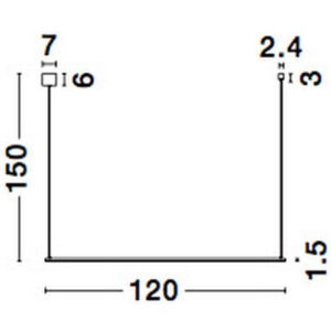Nowoczesna Minimalistyczna Lampa Wisząca Batten LED 3000K w Kolorze Złotym i Czarnym