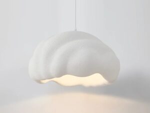 Nowoczesna Lampa Wisząca Wabi-Sabi Cloud w Stylu Japońskim w Różnych Kolorach
