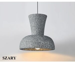 Nowoczesna Lampa Wisząca Wabi-Sabi Cup Granite w Stylu Japońskim w Różnych Kolorach