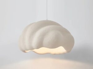 Nowoczesna Lampa Wisząca Wabi-Sabi Cloud w Stylu Japońskim w Różnych Kolorach