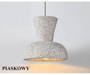 Nowoczesna Lampa Wisząca Wabi-Sabi Cup Granite w Stylu Japońskim w Różnych Kolorach
