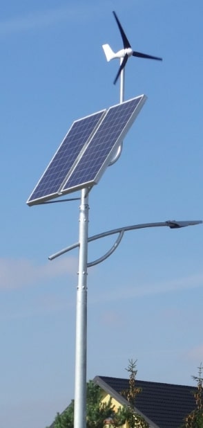 Hybrydowa lampa uliczna Hybrid Dual Solar LED V6