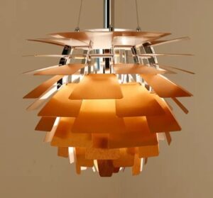 Nowoczesna Skandynawska Metalowa Lampa Wisząca Artichoke Żyrandol w Różnych Kolorach