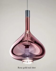 Nowoczesna Szklana Lampa Wisząca Sky Fall w Różnych Kolorach