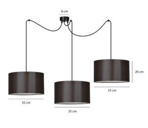 Nowoczesna Klasyczna Lampa Sufitowa Wisząca Roto Pająk w Różnych Kolorach