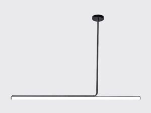 Nowoczesna Skandynawska Designerska Lampa Wisząca Ambrosia w Kolorze Czarnym i Białym