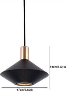 Nowoczesna Skandynawska Designerska Lampa Wisząca Nori w Kolorze Białym i Czarnym