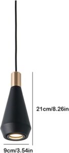 Nowoczesna Skandynawska Designerska Lampa Wisząca Nori w Kolorze Białym i Czarnym