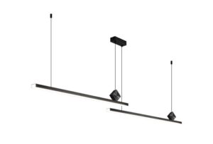 Nowoczesna Skandynawska Designerska Lampa Wisząca Expanda w Kolorze Czarnym