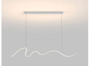 Nowoczesna Skandynawska Designerska Lampa Wisząca Rosa w Kolorze Czarnym i Białym