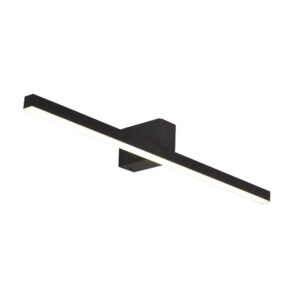 Podłużny Kinkiet Łazienkowy Lampa Ścienna Nevada IP44 Czarny i Biały Nad Lustro 4000K