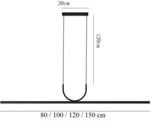 Nowoczesna Skandynawska Designerska Lampa Wisząca Penta w Kolorze Czarnym i Białym