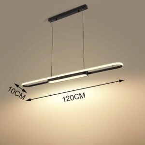 Nowoczesna Skandynawska Designerska Lampa Wisząca Lento w Kolorze Czarnym