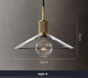 Nowoczesna Minimalistyczna Lampa Wisząca Madrid Szklane Klosze w Kolorze Złotym