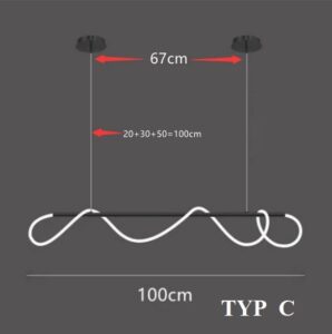 Nowoczesna Skandynawska Lampa Wisząca Tracer Nad Stół Loft