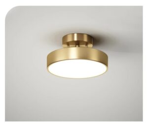 Nowoczesna Skandynawska Minimalistyczna Lampa Sufitowa Asteria w Kolorze Czarnym i Złotym