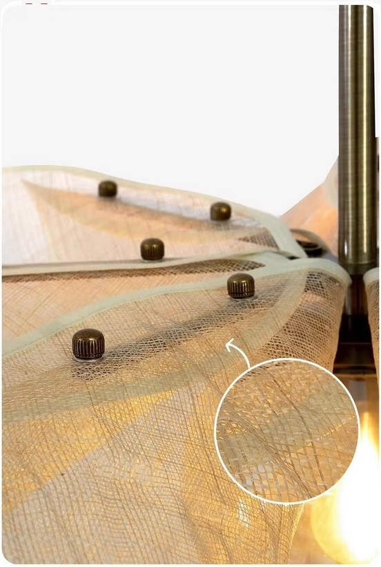 Klasyczna Materiałowa Lampa Wisząca Styrka Boho