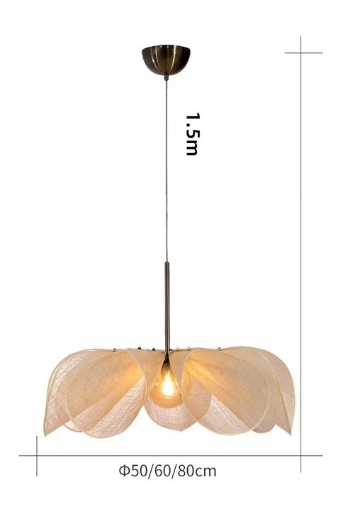 Klasyczna Materiałowa Lampa Wisząca Styrka Boho
