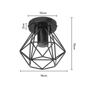 Nowoczesna Wisząca Skandynawska Metalowa Lampa Sufitowa Tokius Diament w Różnych Kolorach