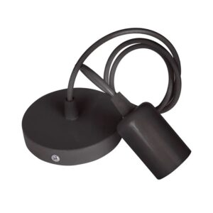 Nowoczesna Minimalistyczna Metalowa Lampa Wisząca Zawiesie Loft w Różnych Kolorach do Żarówek z Gwintem E27