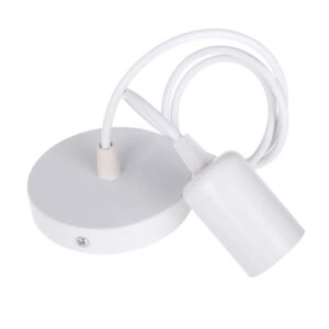 Nowoczesna Minimalistyczna Metalowa Lampa Wisząca Zawiesie Loft w Różnych Kolorach do Żarówek z Gwintem E27