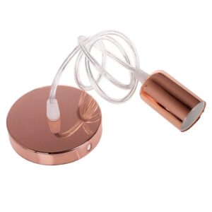 Nowoczesna Minimalistyczna Metalowa Lampa Wisząca Zawiesie Loft w Różnych Kolorach do Żarówek z Gwintem E27