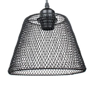 Nowoczesna Wisząca Skandynawska Metalowa Lampa Sufitowa Korie w Kolorze Czarnym i Złotym