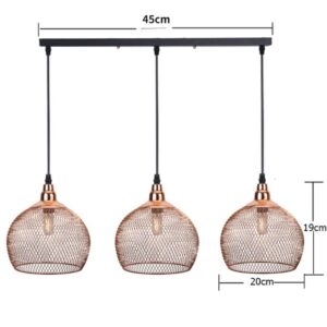 Nowoczesna Skandynawska Metalowa Lampa Wisząca Valeria w Kolorze Złotym